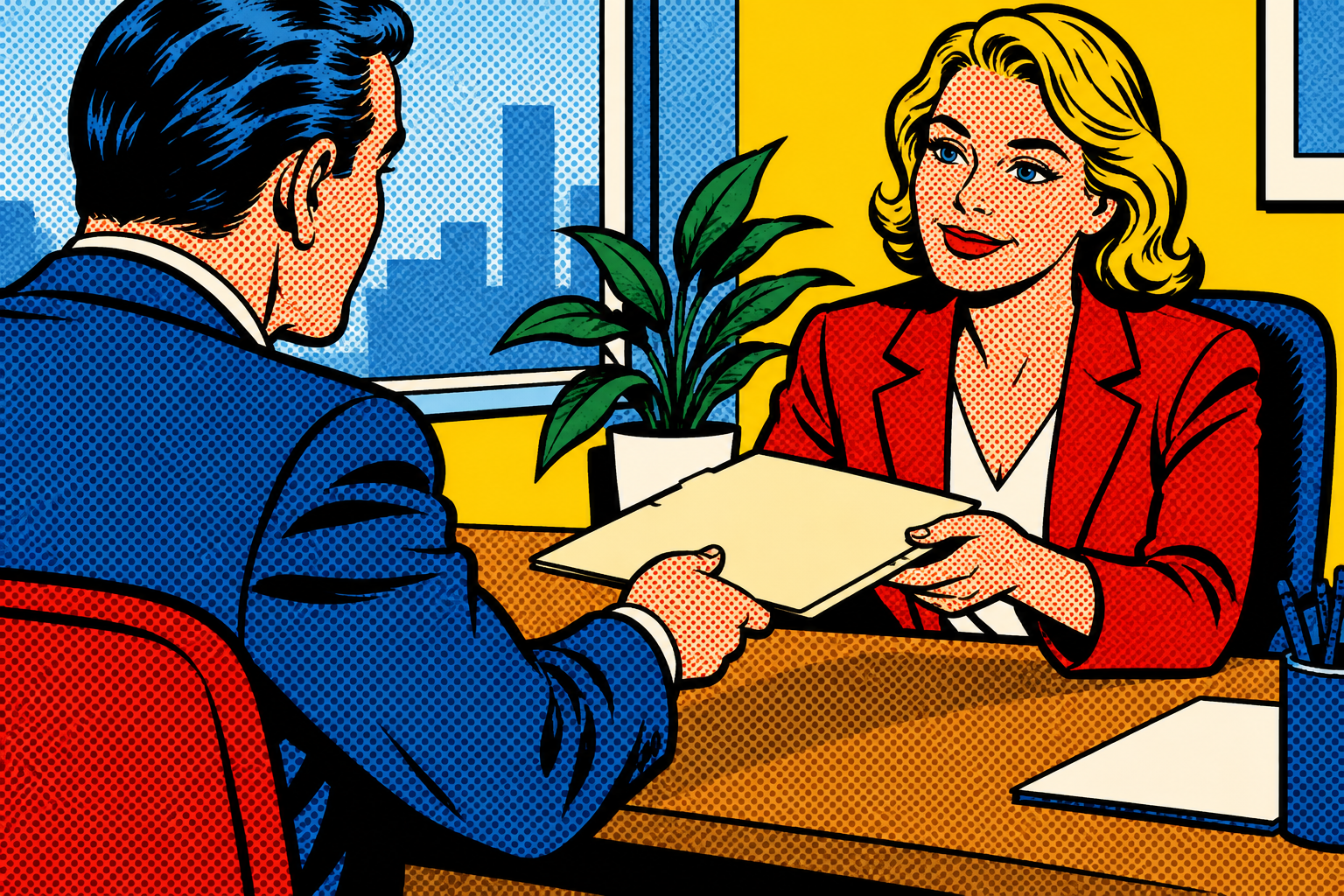 Roy Lichtenstein pop art illustration for: Life Coverage Claims: A Practical Guide for Beneficiaries